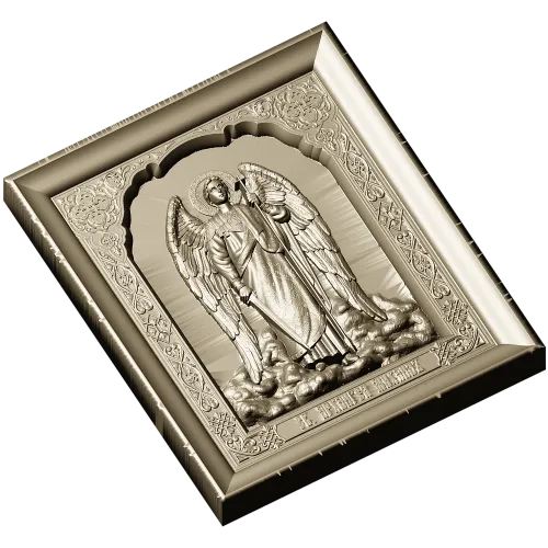 Икона Архистратиг Михаил - 3D модель STL для ЧПУ