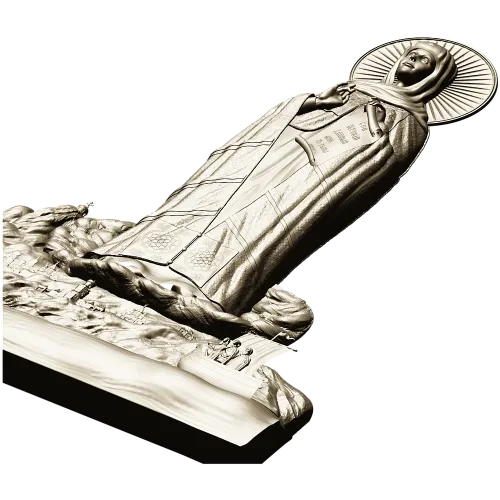 Афонская Божья Матерь - 3D модель STL для ЧПУ