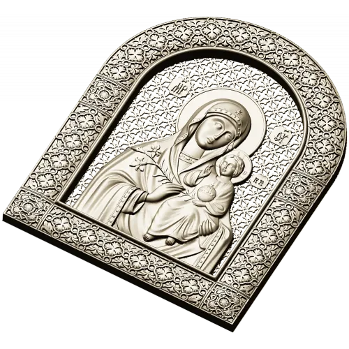Богородица с Младенцем - 3D STL модель для ЧПУ