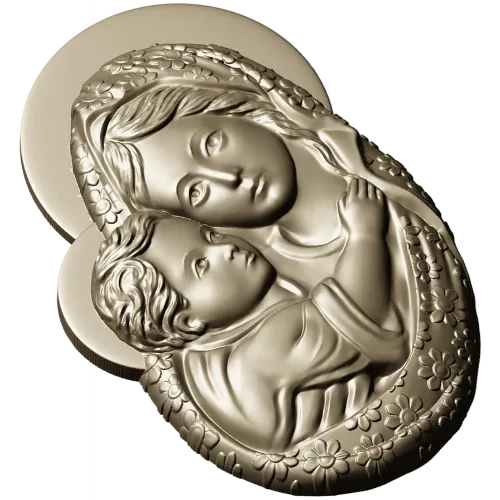 Богоматерь с Младенцем - stl модель для ЧПУ