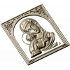 3D модель STL - Икона Божья Матерь Игоревская (рельеф)