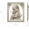 3D модель STL - Икона Божья Матерь Игоревская (рельеф)