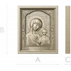 Казанская икона в рельефе - STL модель для ЧПУ