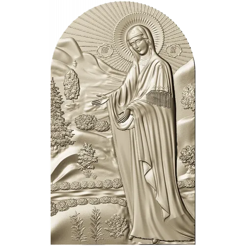 Пюхтицкая икона Божией Матери - 3D STL модель для ЧПУ