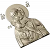 Феодоровская икона Богородицы - STL для ЧПУ