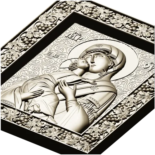 3D модель STL - Икона Богоматерь (Умиление) для ЧПУ