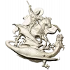 Saint George Slaying the Dragon - STL Relief for CNC