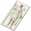 Saint George the Victorious - STL 3D model relief panel for CNC