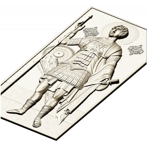 Saint George the Victorious - STL 3D model relief panel for CNC