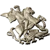 Георгий Победоносец - рельефная 3D модель STL для ЧПУ
