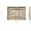 Книжное панно "Отче Наш" с ликом Спаса - 3D STL для ЧПУ