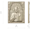 Икона "Господь Вседержитель" - STL для ЧПУ