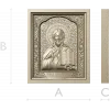 Christ Pantocrator - high-relief STL model for CNC