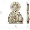 Christ Pantocrator high-relief STL for CNC