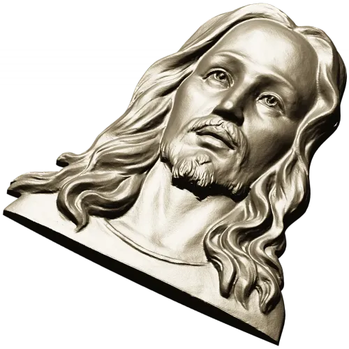 Лик Спасителя - 3D STL рельеф для ЧПУ
