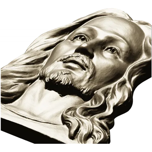 Лик Спасителя - 3D STL рельеф для ЧПУ