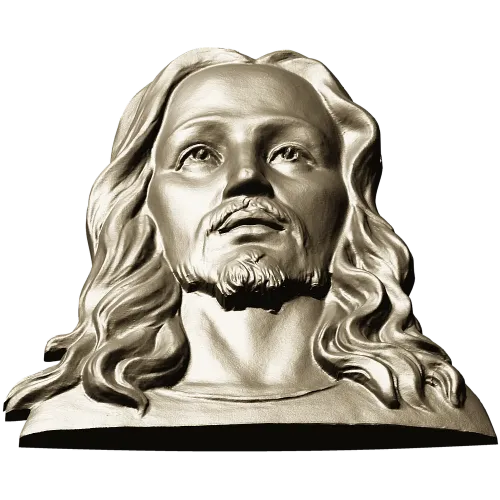 Лик Спасителя - 3D STL рельеф для ЧПУ