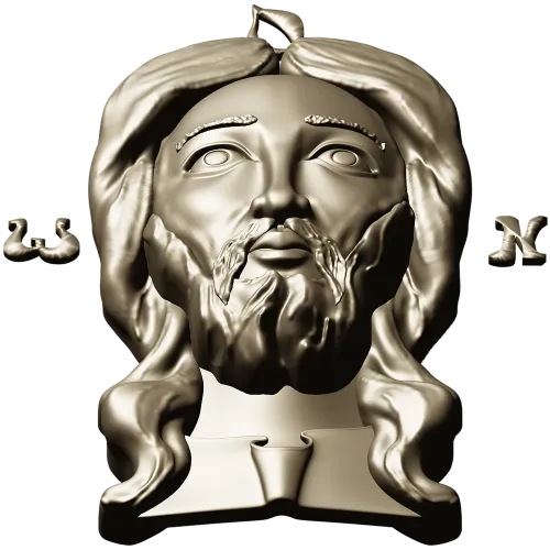 Лик Спаса - 3D модель STL для ЧПУ