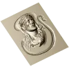 Jesus Christ high-relief STL panel for CNC milling