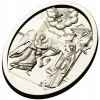 Annunciation Oval Medallion STL for CNC Relief