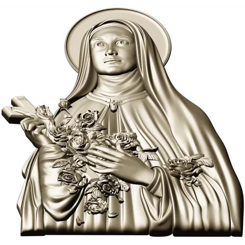 Святая Тереза из Лизьё - 3D модель для ЧПУ