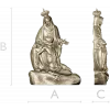 Пьета - скорбящая Богоматерь в формате STL для ЧПУ