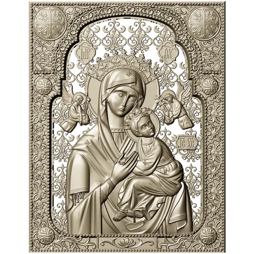 Our Lady of Perpetual Help - STL 3D Icon for CNC