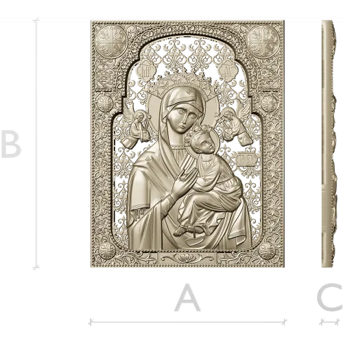 Our Lady of Perpetual Help - STL 3D Icon for CNC