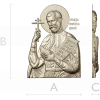 Haloed Imperial-Style Bas-Relief STL for CNC