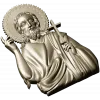 Икона Иоанн Предтеча - STL 3D модель для ЧПУ