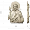 Икона Иоанн Предтеча - STL 3D модель для ЧПУ