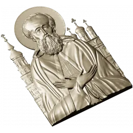 Иосиф Волоцкий. Барельеф