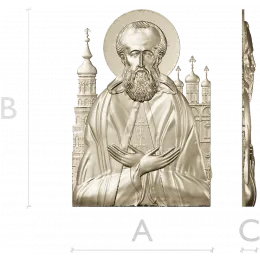 Иосиф Волоцкий. Барельеф
