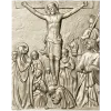 Crucifixion bas-relief STL for CNC milling