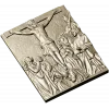 Crucifixion bas-relief STL for CNC milling