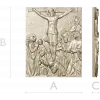 Crucifixion bas-relief STL for CNC milling