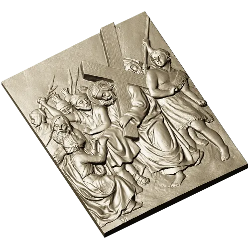 Christ Carrying the Cross - STL Relief for CNC Router