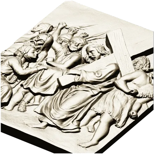 Christ Carrying the Cross - STL Relief for CNC Router