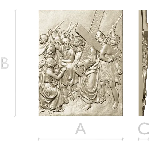 Christ Carrying the Cross - STL Relief for CNC Router