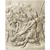 High-relief Crucifixion Panel - 3D STL model for CNC carving