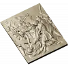 High-relief Crucifixion Panel - 3D STL model for CNC carving