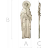 Saint Macarius of Alexandria - CNC-ready STL relief