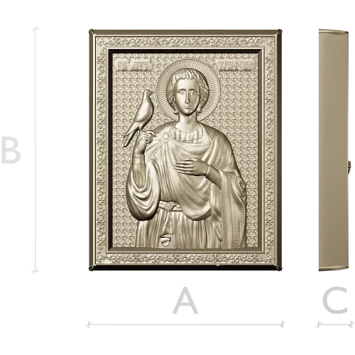 Рельефная икона святого Трифона - STL для ЧПУ