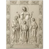 STL модель иконы "Вера, Надежда, Любовь и София" - 3D модель для ЧПУ