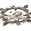 Unfading Flower - Theotokos high-relief 3D STL for CNC