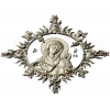 Unfading Flower - Theotokos high-relief 3D STL for CNC