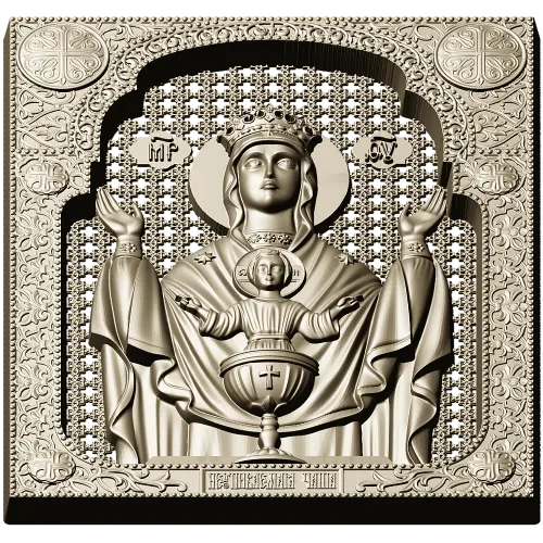 Inexhaustible Chalice - STL 3D Model for CNC Icon Relief