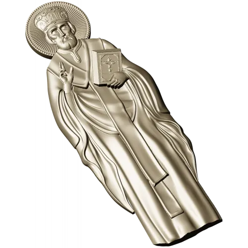 Икона Святителя Николая Чудотворца - STL 3D модель для ЧПУ