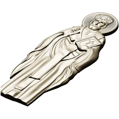 Икона Святителя Николая Чудотворца - STL 3D модель для ЧПУ