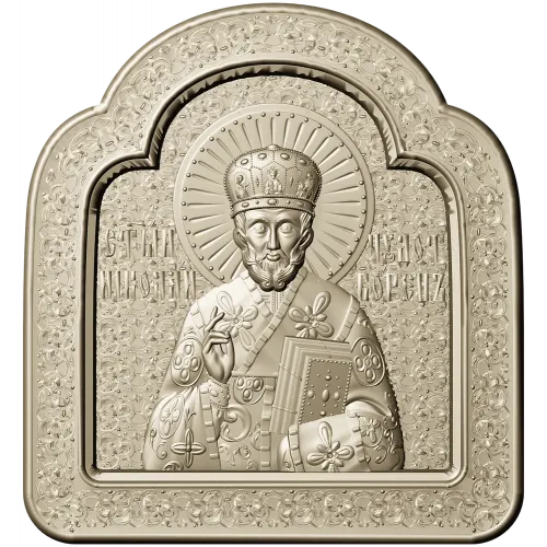 Saint Nicholas Icon Relief STL